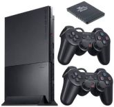 Playstation 2 + 2 controles + memory card